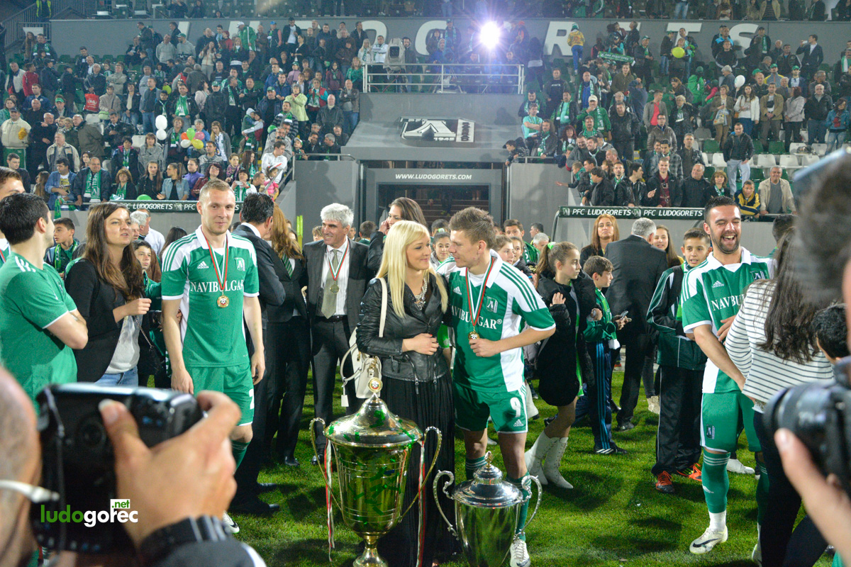 Награждаване на Лудогорец за сезон 2013/14