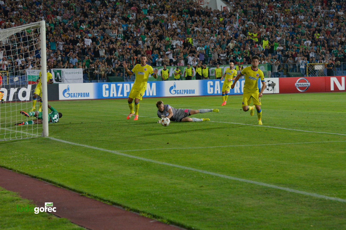 Лудогорец - Стяуа 6:5 след дузпи (1:0)