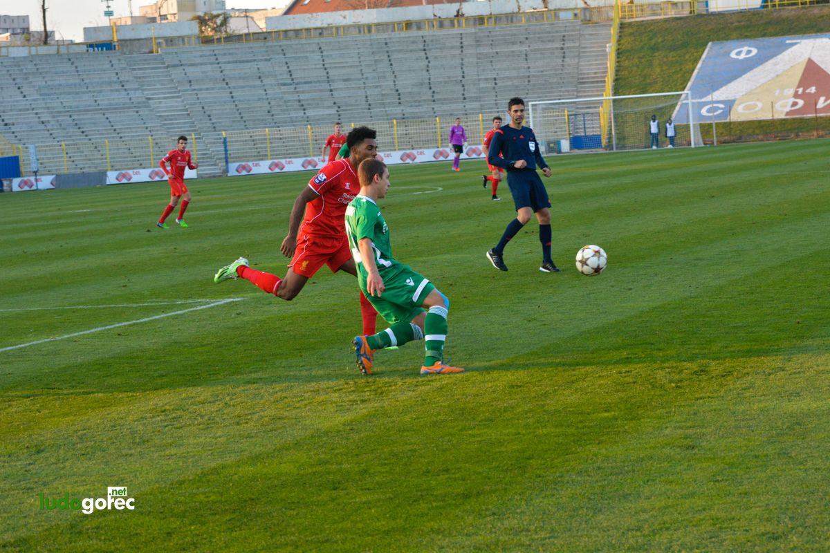 U19: Лудогорец - Ливърпул 0:3