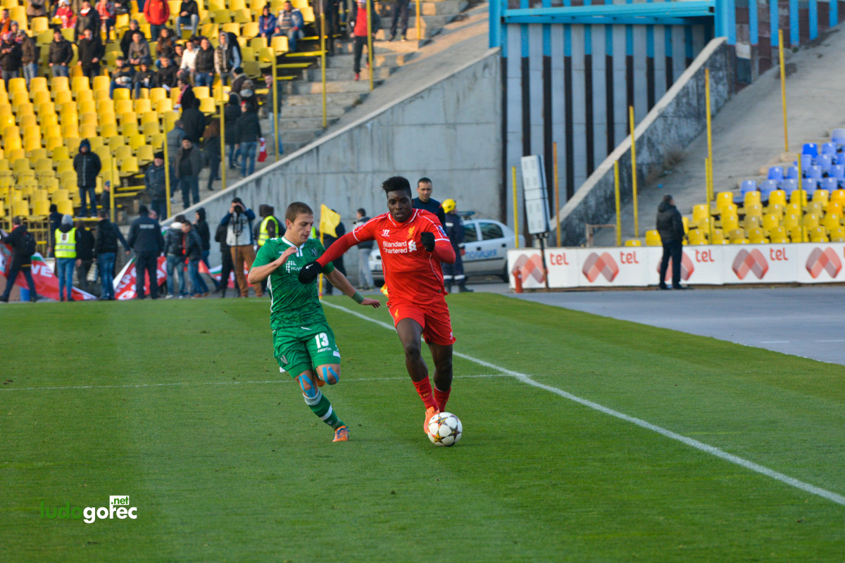 U19: Лудогорец - Ливърпул 0:3