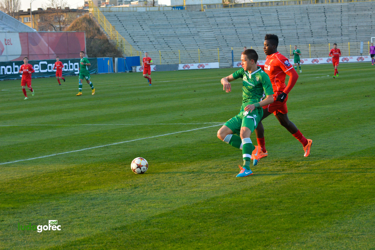 U19: Лудогорец - Ливърпул 0:3