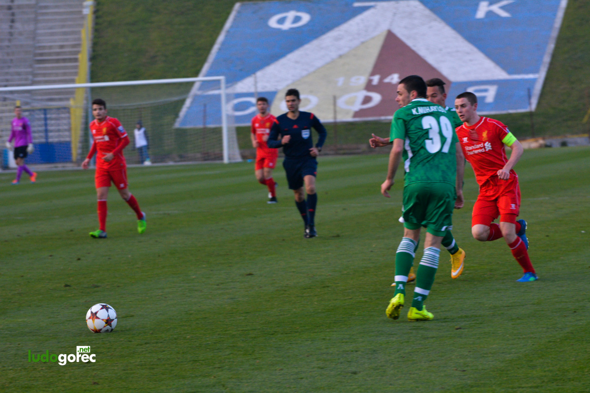 U19: Лудогорец - Ливърпул 0:3