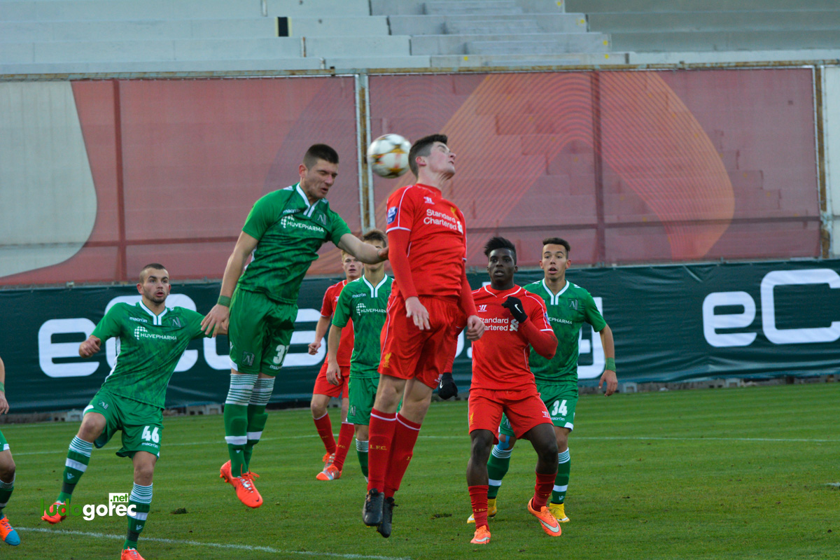 U19: Лудогорец - Ливърпул 0:3