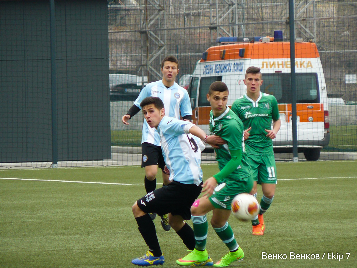 U17: Лудогорец - ДИТ (София) 2:2