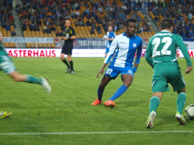 Черноморец - Лудогорец 1:0
